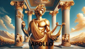 Ilustrasi dewa apollo dalam pencarian gogle